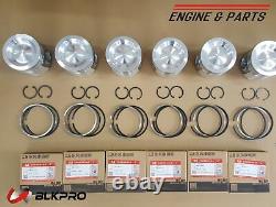 6 ENGINE PISTON & Ring Set 0.5mm 0.02' Oversize For Dodge 6.7L Cummins 07-17