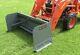 7' Snow Pusher, Front End Loader Skid Steer Q/A Rubber Cutting Edge, 24x24