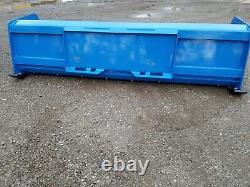 8' XP24 BLUE SNOW PUSHER Skid Steer Loader New Holland FREE SHIPPING