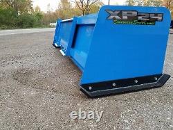 8' XP24 BLUE SNOW PUSHER Skid Steer Loader New Holland FREE SHIPPING