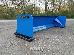 8' XP24 BLUE SNOW PUSHER Skid Steer Loader New Holland FREE SHIPPING