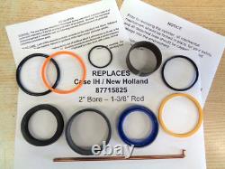 87715825 New Holland & Case IH replacement seal kit (2 bore & 1-3/8 dia. Rod)