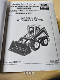 9 New Holland Service Parts Catalogs for 13 Models of Skid-Steer Loaders in a 6