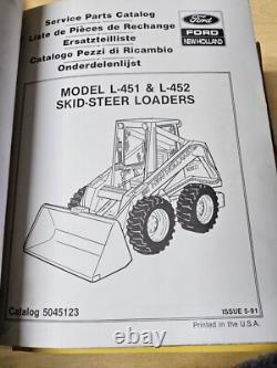 9 New Holland Service Parts Catalogs for 13 Models of Skid-Steer Loaders in a 6