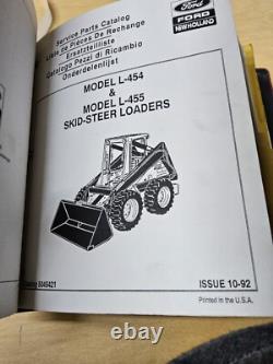 9 New Holland Service Parts Catalogs for 13 Models of Skid-Steer Loaders in a 6