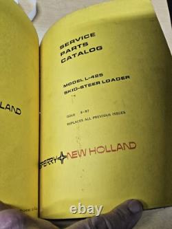 9 New Holland Service Parts Catalogs for 13 Models of Skid-Steer Loaders in a 6