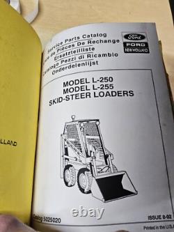 9 New Holland Service Parts Catalogs for 13 Models of Skid-Steer Loaders in a 6