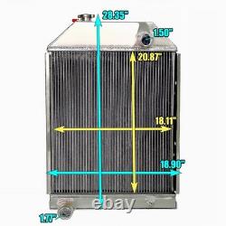 Aluminum 9619995 Skid Steer Loader Radiator fits New Holland L779 L783 L784 L785