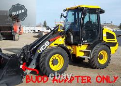 BUDD JCB 407 409 409b Series Compact Wheel Loader ISO to SS skid steer adapter