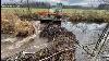 Beaver Dam Removal Compilation Telehandler Vs Excavator