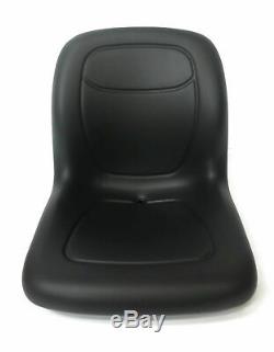 Black HIGH BACK SEAT with ARM REST SLIDE TRACK Ford New Holland Skid Steer Loader