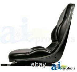 CS128-1V Ford Industrial Loader Backhoe Black Seat 455 550 555 555A 555B 655