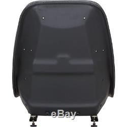 thumbnail image 2 of Seats Unlimited Skid Steer Black Seat With Slides – Fits Bobcat Case Ford Gehl John Deere New Holland 2 of 6