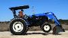 Demo Of New Holland Tt75 Tractor W Loader 2wd Great Condition Gear Shift Transmssion
