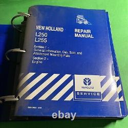 Equipment Manual Skid Loader Repair L250 L255 Vol. 1 New Holland / CAM
