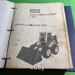 Equipment Manual Skid-Steer Loader L-553 L-554 L-555 & Deluxe New Holland / CAM