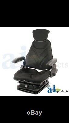 F20 Series Black cloth air ride seat, JD, Case, New holland, Allis Chalmers Massey