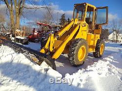FORD A62 LOADER diesel 4x4 12 feet snow blade, newholland motor, Cat