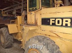 FORD A64 LOADER diesel 4x4 3yard bucket, newholland motor, good tires, Cat