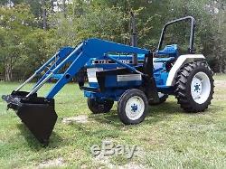 FORD NEW HOLLAND 1720 LOADER TRACTOR 2 W drive With 3 POINT HITCH PTO DIESEL