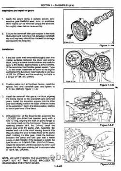 FORD NH 8160, 8260, 8360, 8560 (60 SERIES) Tractor Repair Manual- REPRINT