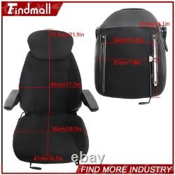 Findmall Loader Backhoe Seat Assembly For New Holland 555 555A 555B 555C 555D