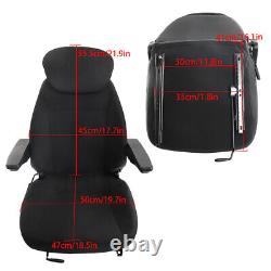 Fit For New Holland Loader/Backhoe Seat Assy Fits Various Models Black Cloth