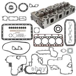 For New Holland L555 L553 Skid-Steer Loader Complete Cylinder Head& Gasket