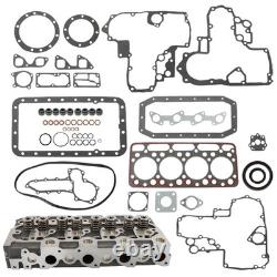 For New Holland L555 L553 Skid-Steer Loader Complete Cylinder Head& Gasket