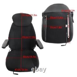 For New Holland Loader/ Backhoe Seat Assy Fit Various Models Black Cloth New