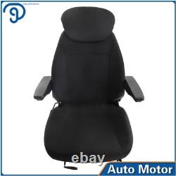 For New Holland Loader/Backhoe Seat Assy Fits Various Models Black Cloth