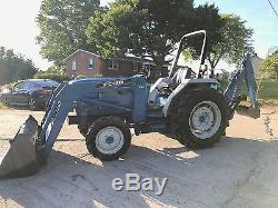 Ford 1720 Tlb Diesel Backhoe Loader Tractor 4 Wheel Drive 540 Pto New Holland