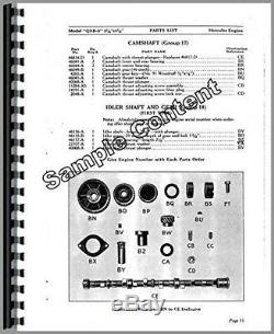 Ford 550 555 655 655A 555A 555B TLB Tractor Loader Backhoe Parts Manual Catalog