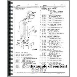 Ford 550 555 655 655A 555A 555B TLB Tractor Loader Backhoe Parts Manual Catalog