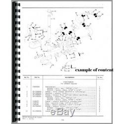 Ford 550 555 655 655A 555A 555B TLB Tractor Loader Backhoe Parts Manual Catalog