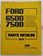 Ford 6500 7500 Tractor Loader Backhoe 1973 Parts Catalog Manual