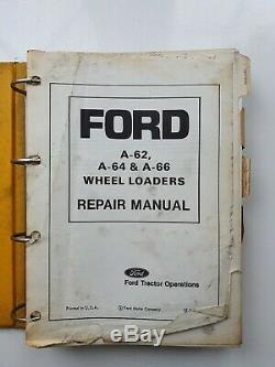 Ford A62 A64 A66 Wheel Loader Service Manual