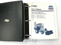 Ford NH Tractor Loader Backhoe Service Manual 455D 555D 575D 655D Vol 2 & 3