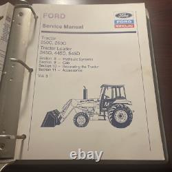Ford New Holland 250C 260C Tractor 345D 445D 545D Loader Service Repair Manual