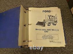 Ford New Holland 550 555 555A 555B 655 655A Backhoe Loader Parts Catalog Manual
