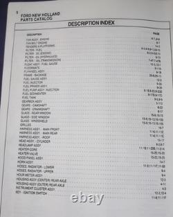 Ford New Holland 550 555 555a 555b 655a 655 Loader Backhoe Parts Manual Book