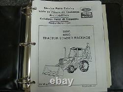 Ford New Holland 555C & 655C Tractor Loader Backhoe Parts Catalog Manual