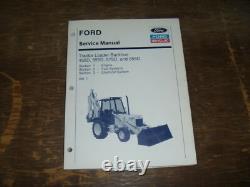 Ford New Holland 555D Tractor Loader Backhoe Engine Shop Service Repair Manual