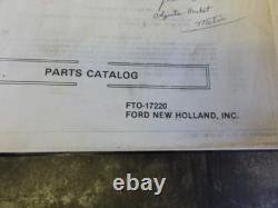 Ford New Holland 6500 7500 650 750 755 755A 755B Tractor Loader Parts Catalog
