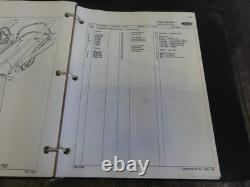 Ford New Holland 6500 7500 650 750 755 755A 755B Tractor Loader Parts Catalog