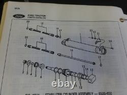 Ford New Holland 6500 7500 650 750 755 755A 755B Tractor Loader Parts Catalog