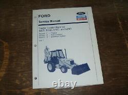 Ford New Holland 655D Tractor Loader Backhoe Engine Shop Service Repair Manual