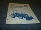 Ford New Holland 7106Q 7108Q Quick Attach Loader User Owner Operator Manual xz