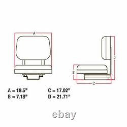 Ford New Holland Back Hoe Loader Tractor Seat Assembly