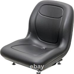 Ford New Holland Black Skid Steer Seat Fits LX465 LX485 LX565 LX665 LX865 etc